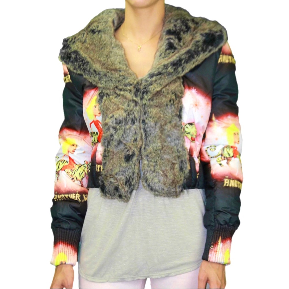 CUSTO Barcelona F/W 06 Cold Tiger Cropped Puffer Jacket NWT